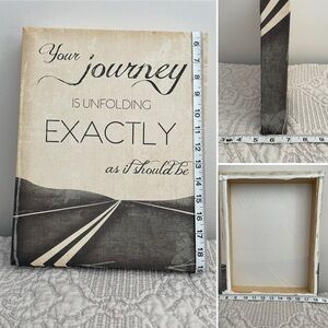 “Your journey…” Wall Art